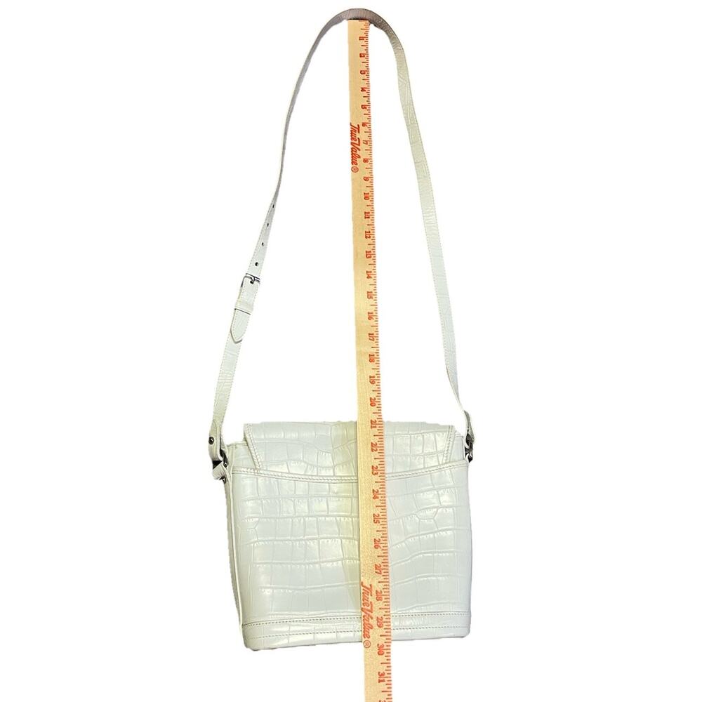 Rare White Vintage Dooney & Bourke Bayou Collection large flap shoulder purse - Picture 10 of 16